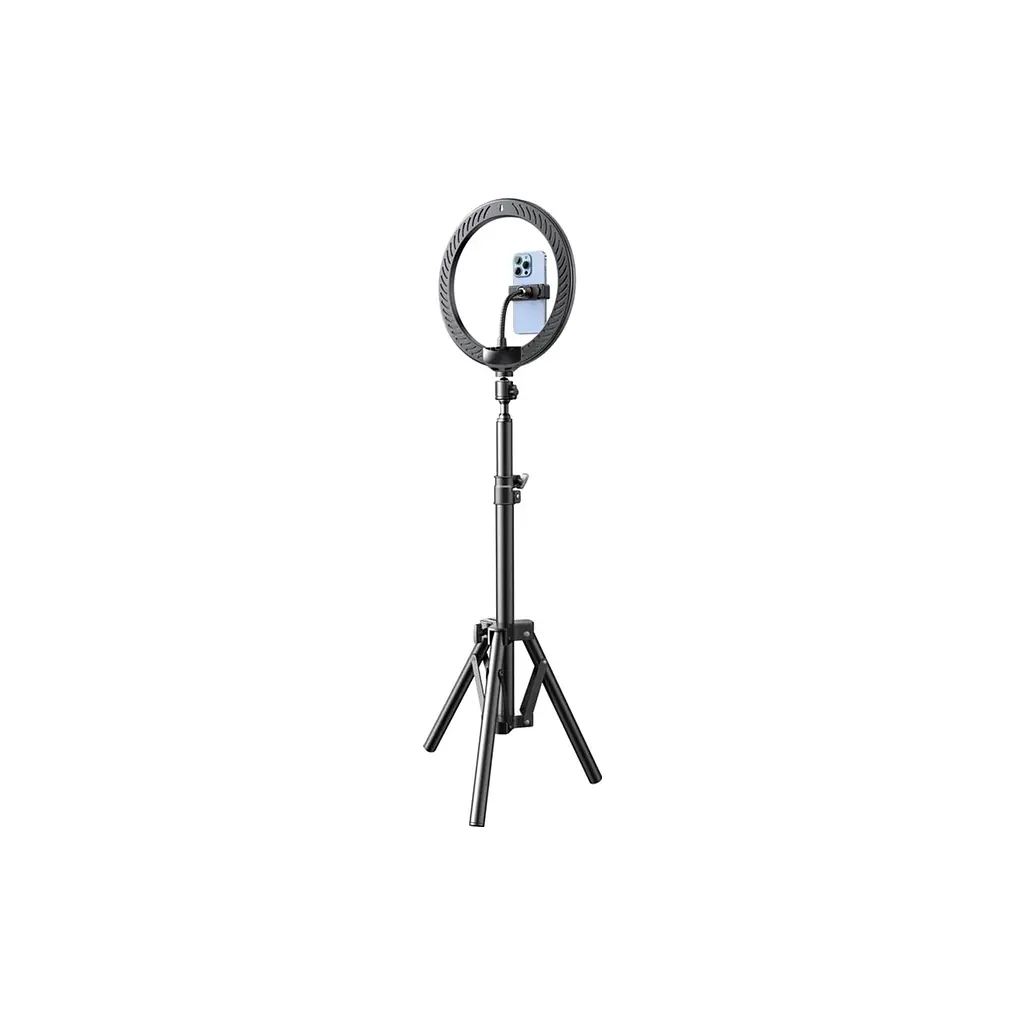 Набір блогера RTAKO ZJ-ZBT01 Live Streaming Stand with Ring Light and Floor Tripod (6942063215400) - фото 3