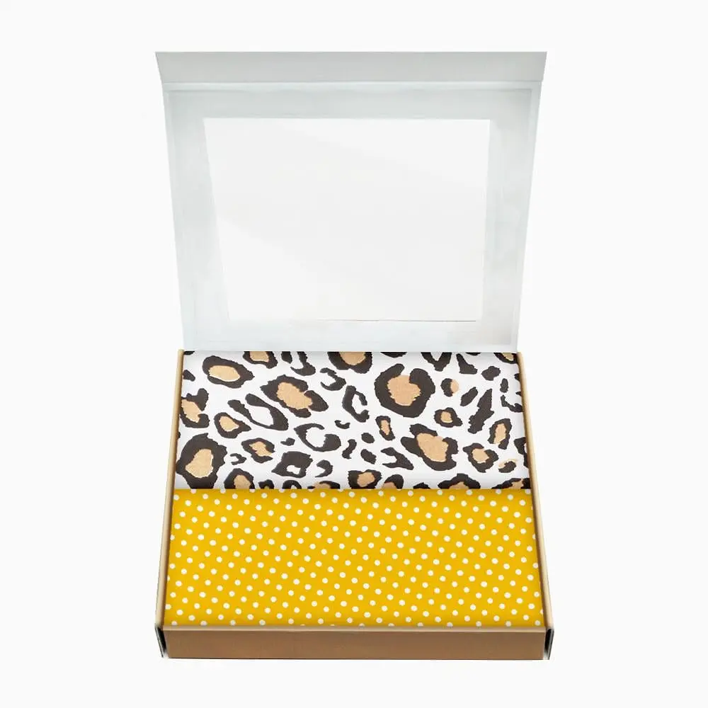 Пелюшки багаторазові Cosas дитячі Leopard Dots 2 шт., 80х100 см, гірчичні - фото 2