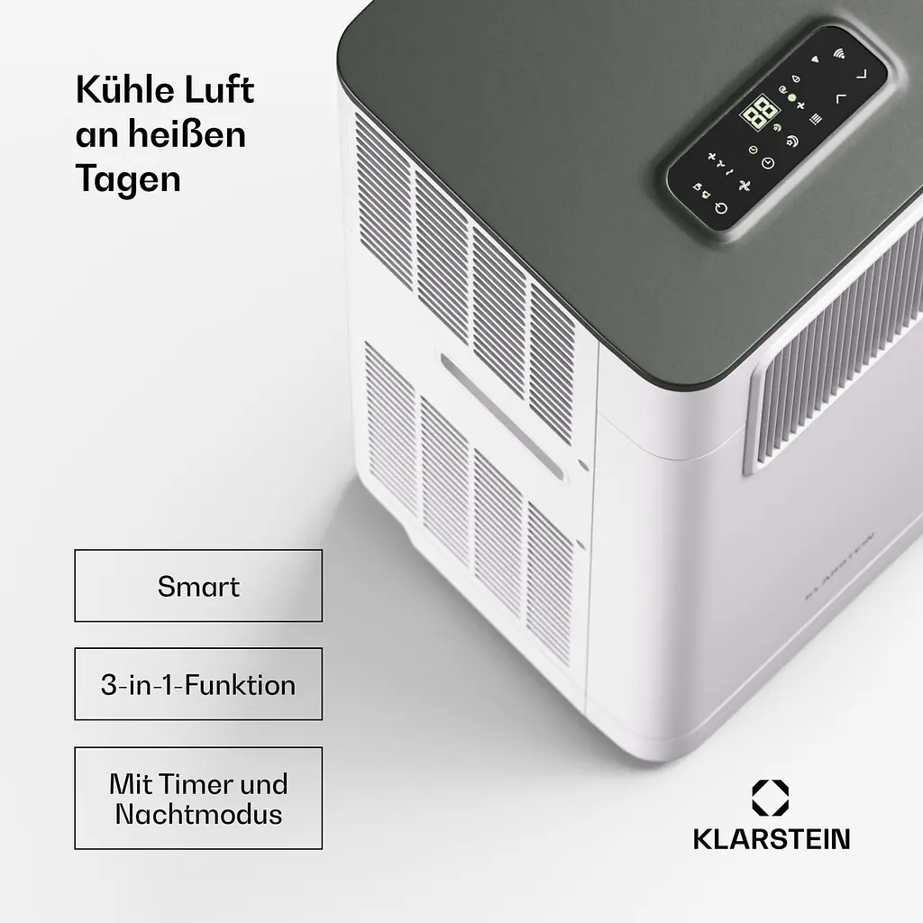 Мобільний кондиціонер Klarstein Breeze Box 7K Smart PAC (10046093) - фото 2