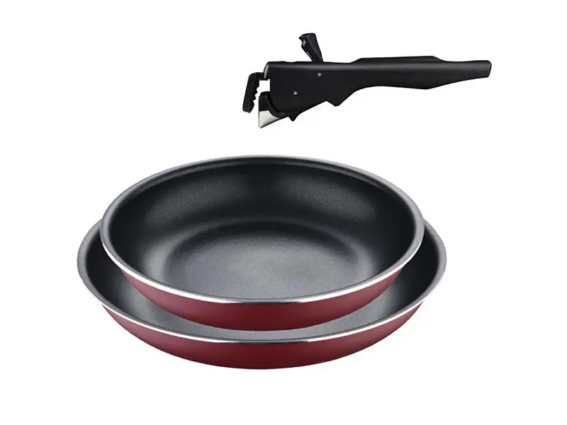Набір сковорідок Bergner Click & cook 22/26 см (BG-31605-RD)