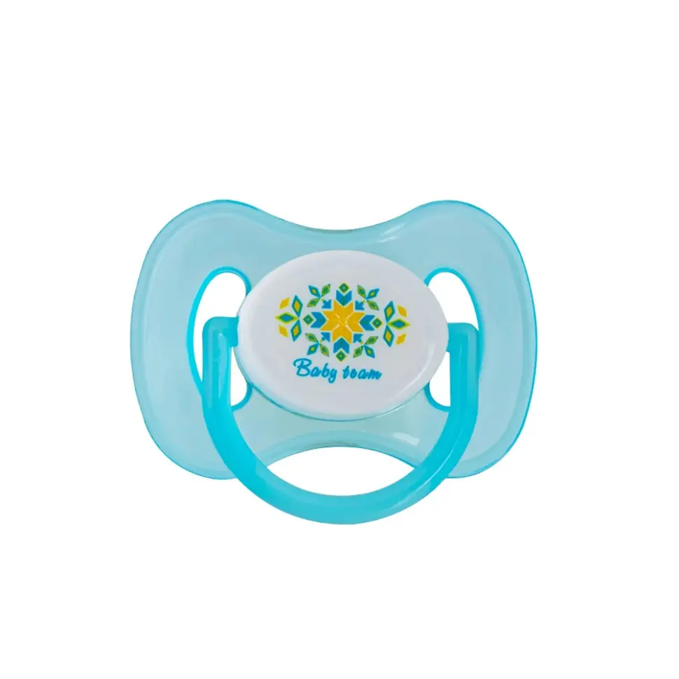 Дитяча латексна соска Baby Team 3220_блакитна - фото 2