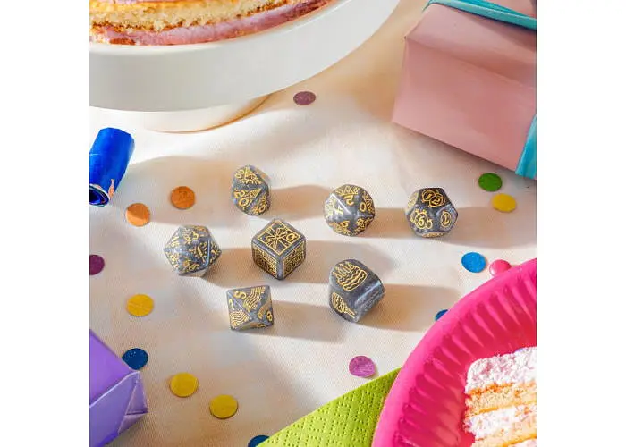 Набір кубиків Happy Birthday Dice Set: Confetti , 7 шт. (RHPB03) - фото 3