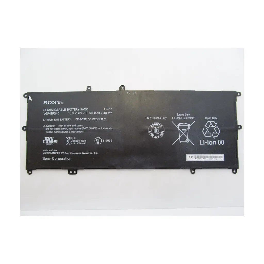 Акумулятор до ноутбука Sony VGP-BPS40, 3170mAh (48Wh), 4cell, 15V, Li-ion (A47249)