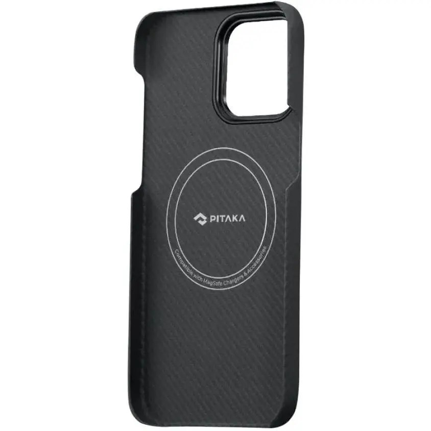 Чохол-накладка Pitaka MagEZ Case 3 Twill 600D Black/Grey для iPhone 14 Pro (KI1401PA) - фото 3