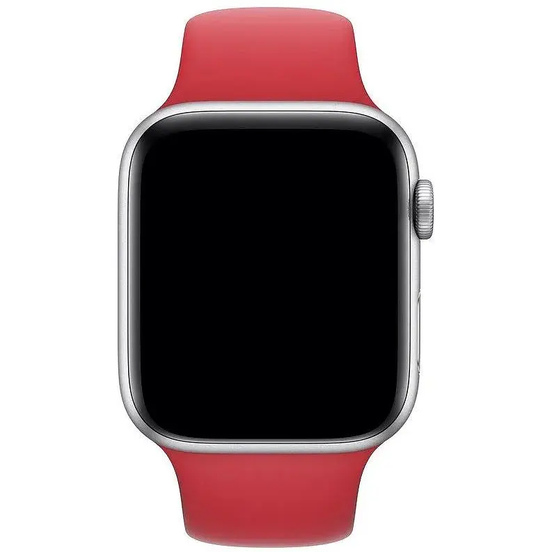 Ремешок DK CDK для Apple Watch 44mm (Series 4 / 5 / 6 / SE1 / SE2) M / L Silicone Sport Band (05531) (red) - фото 2