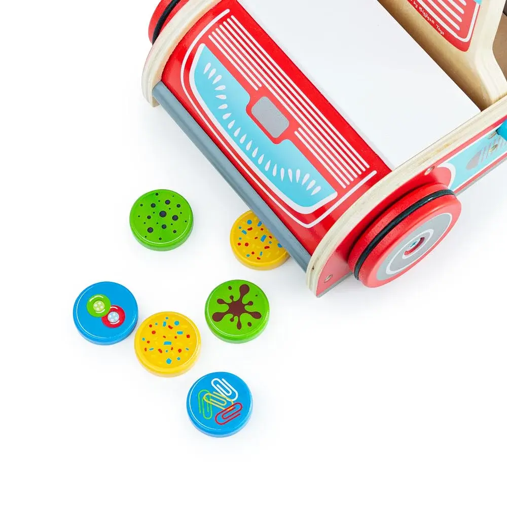 Дерев'яний іграшковий пилосос Bigjigs Toys для дітей від 3 років - фото 4