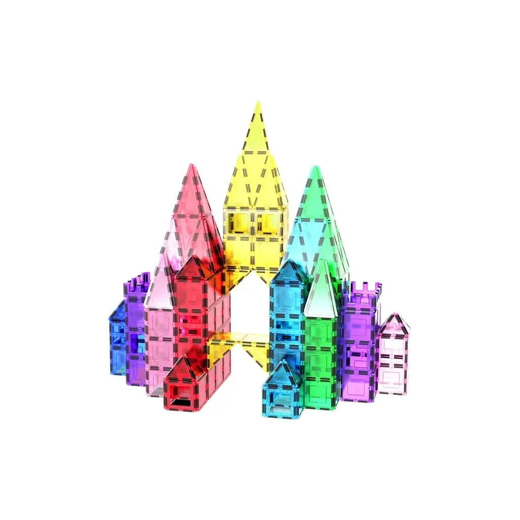 Конструктор Picasso магнітний Tiles The Building Blocks With Car 61 деталь (817338028244)