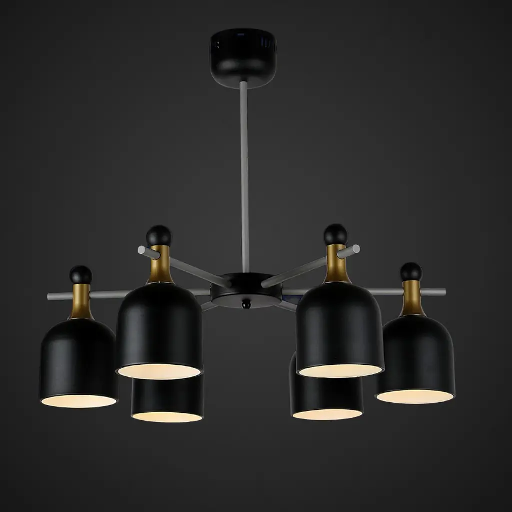 Світильники лофт Levistella 756LPR1026-6 BK - фото 3