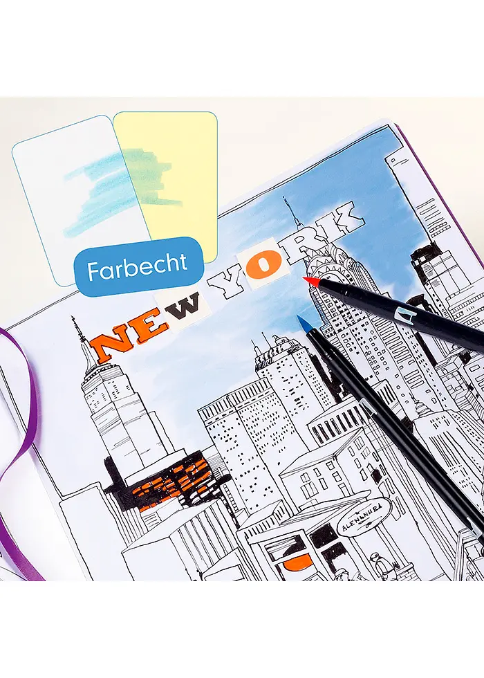 Скетч-Бук Leuchtturm1917 Square 150 г/м.кв. Lilac (370350) - фото 2