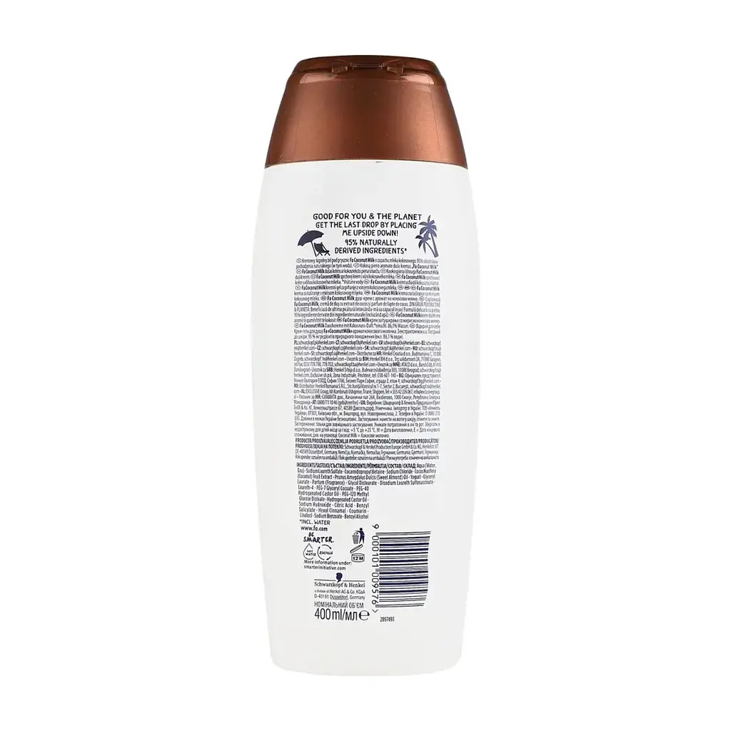Гель для душу Fa Coconut Milk 400 мл (9000101009576) - фото 2