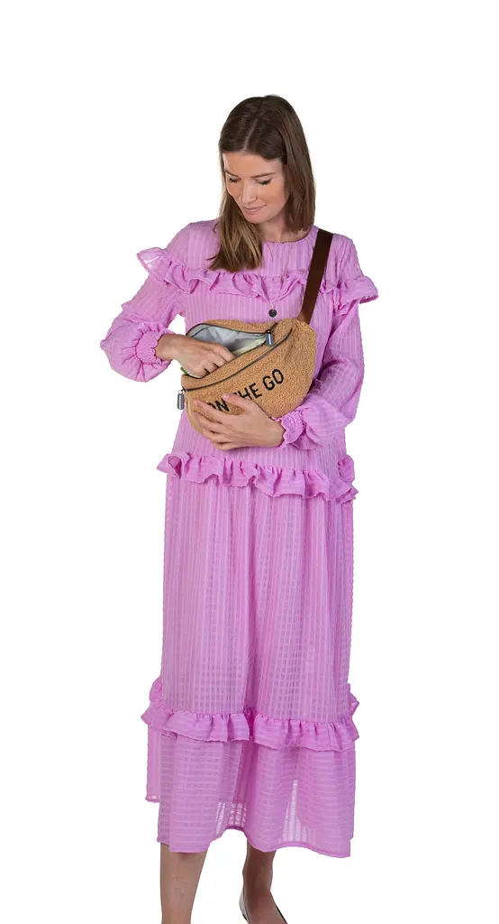 Сумка-бананка Childhome Banana Bag Teddy Бежева (CWBANAT) - фото 9