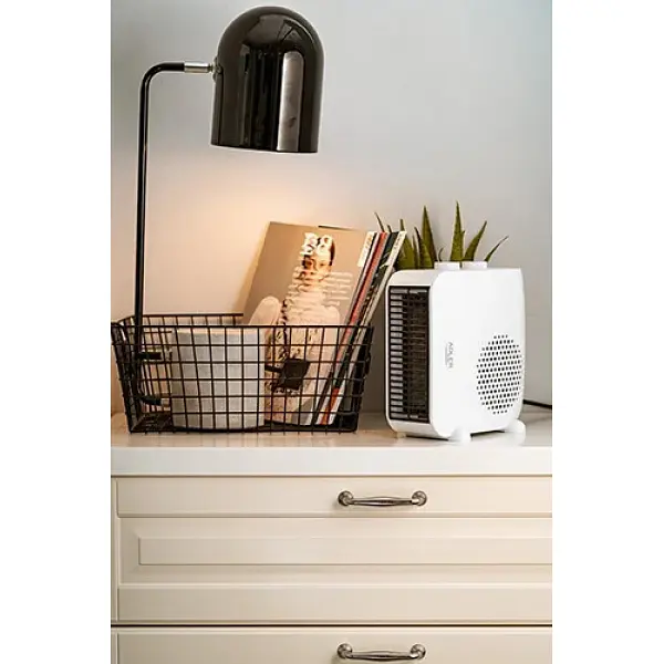 Тепловентилятор, спіральний обігрівач Adler AD 7725 2000 Вт - фото 5