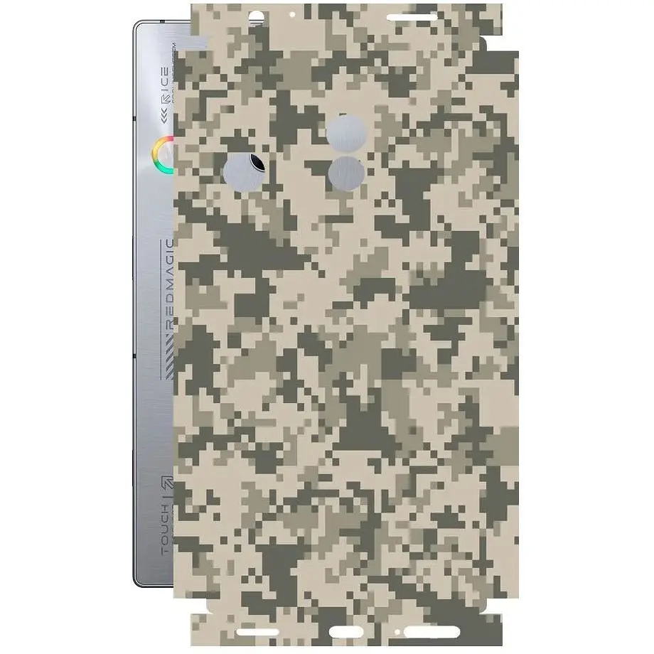 Защитная пленка StatusSKIN для ZTE Nubia Red Magic 8S Pro Корпус Винил Пиксель 2 - фото 1