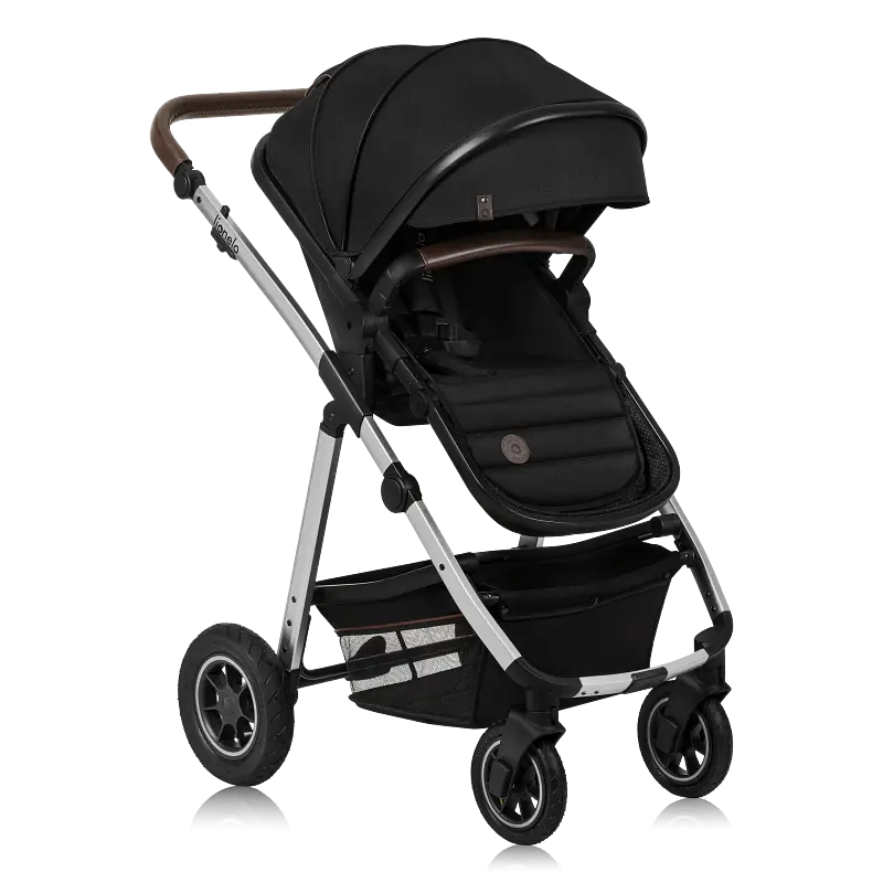 Універсальна коляска Lionelo Amber 2в1 Black Silver (LO-AMBER BLACK SILVER (2in1)) - фото 7
