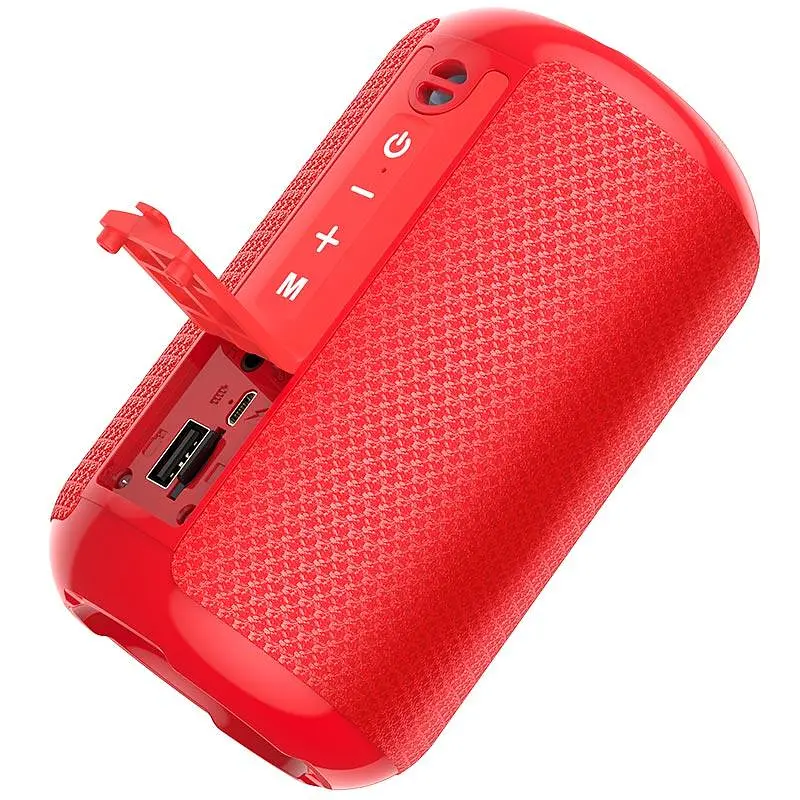 Портативна bluetooth-колонка Hoco HC1 Trendy sound sports wireless speaker червоний (HC1) Червона - фото 2