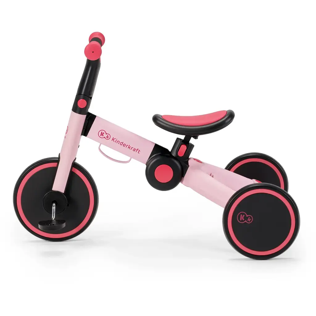 Триколісний велосипед 3 в 1 Kinderkraft 4TRIKE Candy Pink (KR4TRI00PNK0000)  - фото 2