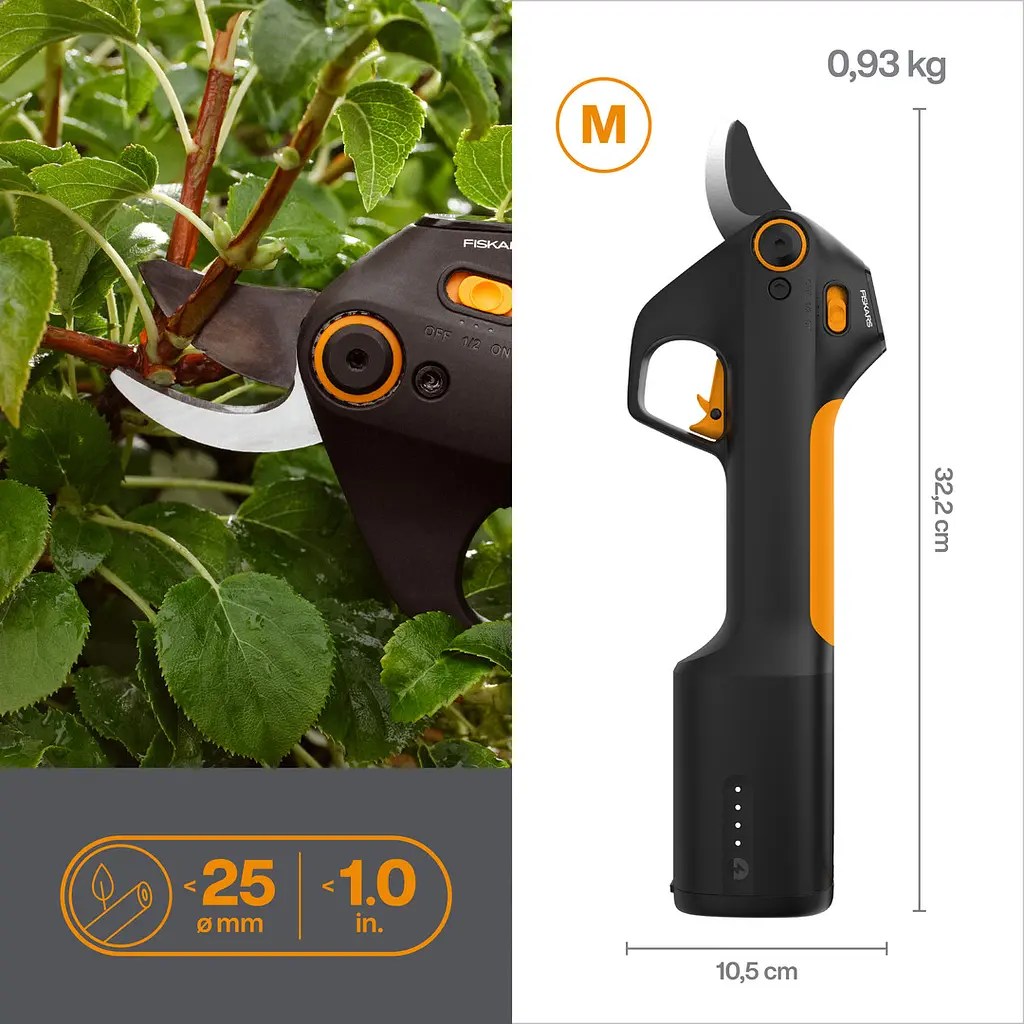Акумуляторний секатор Fiskars ePruner (1082297) з акумулятором - фото 2
