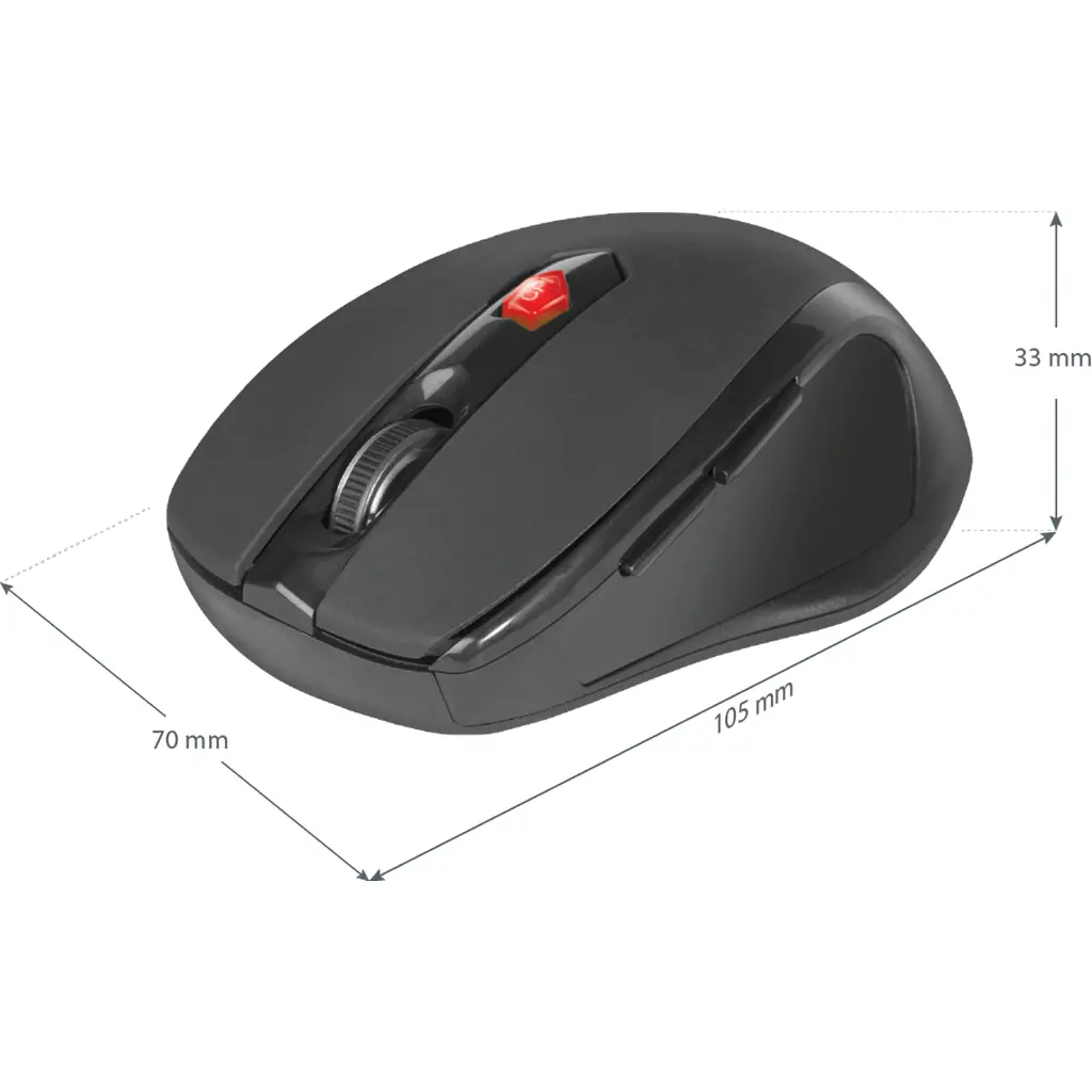Мишка Defender Ultra MM-315 Wireless Black (52315) - фото 5