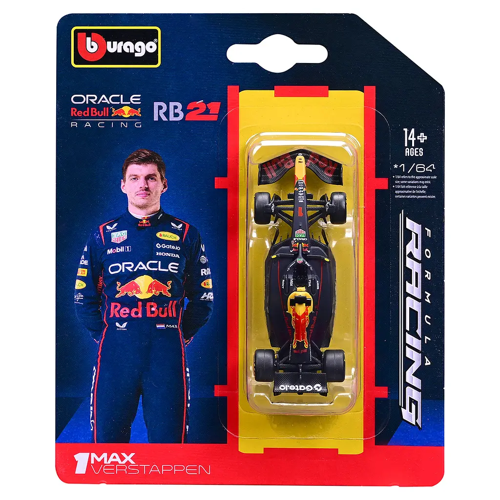 Автомодель Bburago Red Bull Racing RB21 1 шт. в асортименті (18-58003) - фото 8