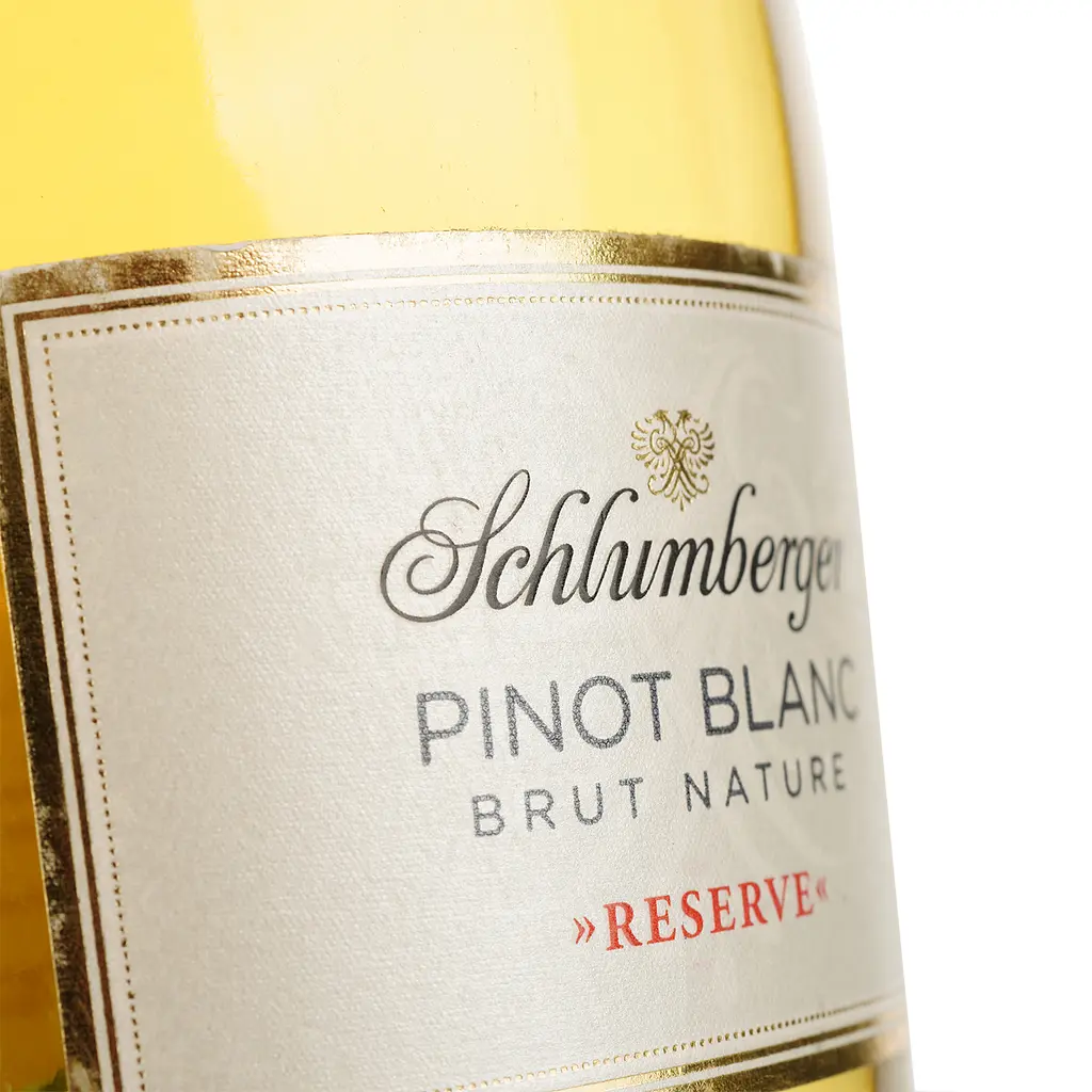 Игристое вино Schlumberger Reserve Pinot Blanc brut nature, белое, брют, 11,5%, 0,75 л - фото 3