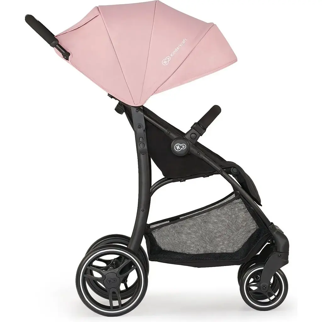 Прогулочная коляска Kinderkraft Trig розовая (00-00303944) - фото 4
