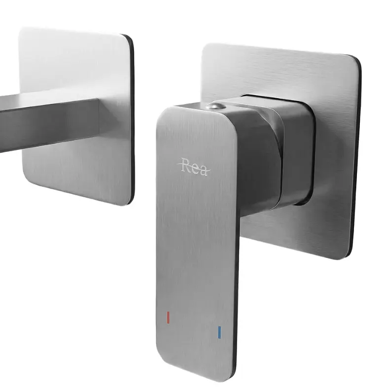Змішувач для умивальника Rea Arlo + BOX прихованого монтажу nikiel brushed REA-B5610 - фото 3