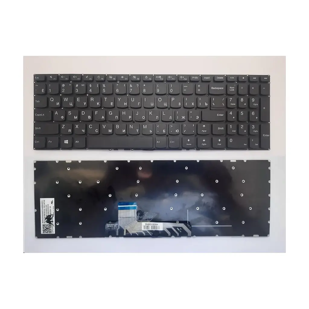 Клавіатура ноутбука Lenovo IdeaPad 310S-15IKB/15ISK, 510S-15ISK чорна RU (A46107)