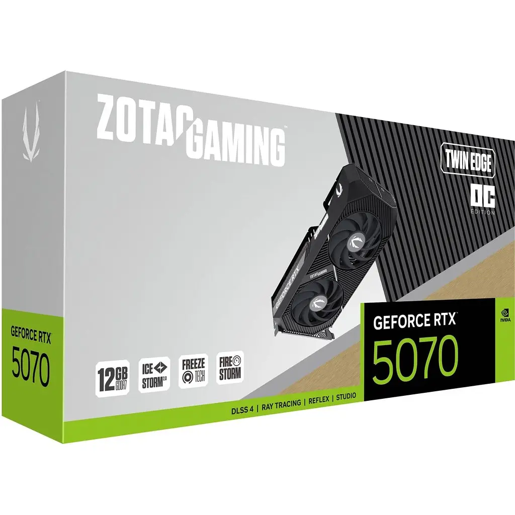 Відеокарта Zotac GAMING GeForce RTX 5070 Twin Edge OC (ZT-B50700H-10P) EU [176606] - фото 7