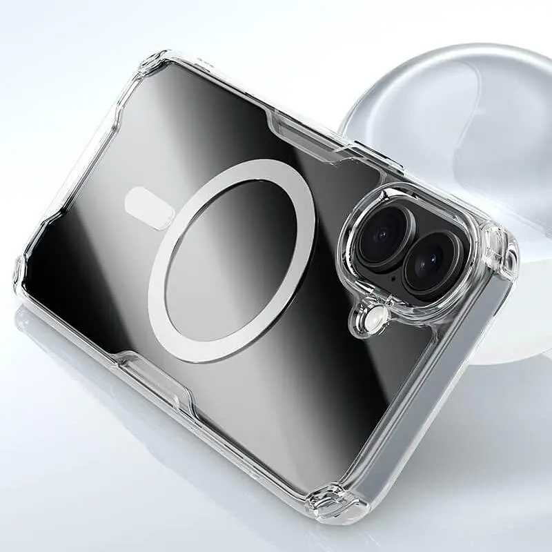TPU чохол Nillkin Nature Pro Magnetic для Apple iPhone 17 (6.3) Безбарвний (прозорий) - фото 7