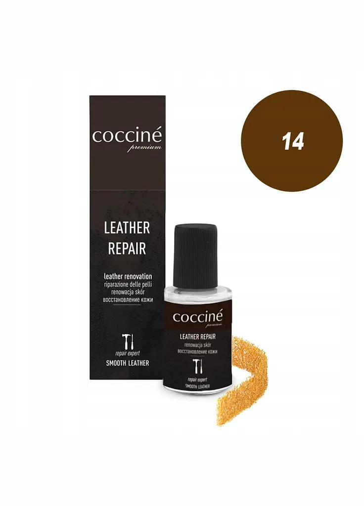 Коректор-реставратор Coccine Leather Repair для шкіри, коричневий, 10 мл