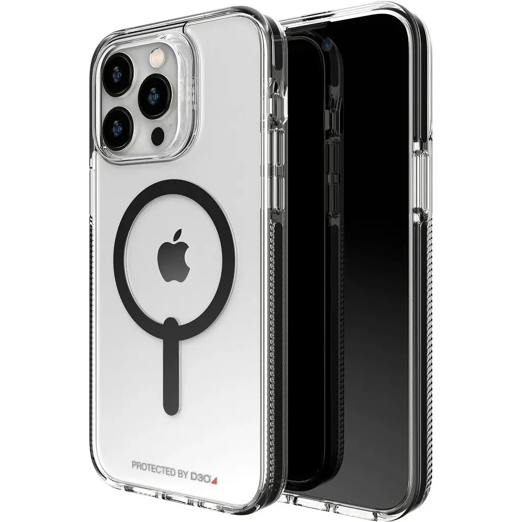 Оригінальний протиударний чохол Gear4 Santa Cruz MagSafe для iPhone 14 Pro Clear Black (702010123) - фото 8