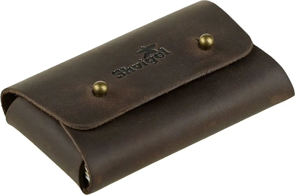 Візитниця SHVIGEL 16160 коричнева