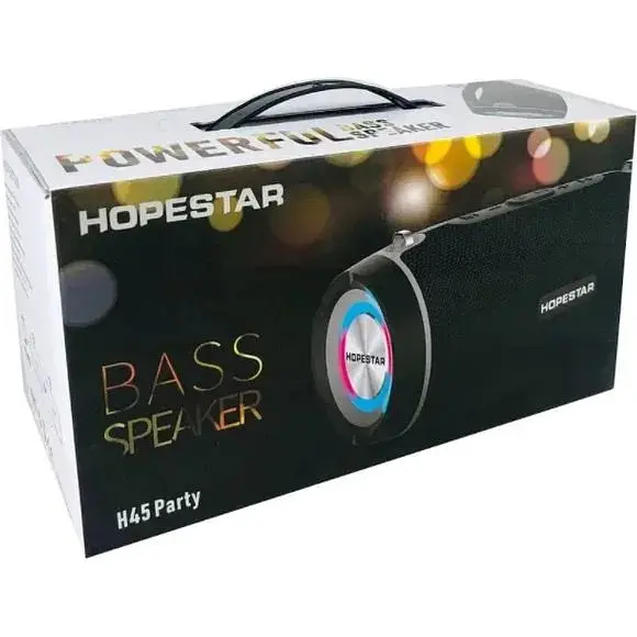 Портативна акустика Hopestar H45 Party Black [136609] - фото 6