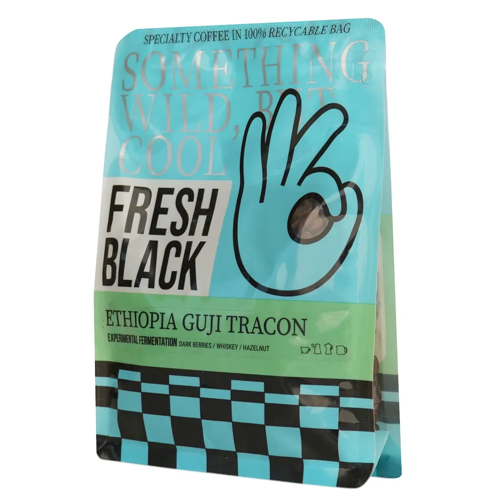 Кава спешелті ТМ Fresh Black Ethiopia Guji Tracon experimental fermentation 200 г - фото 2