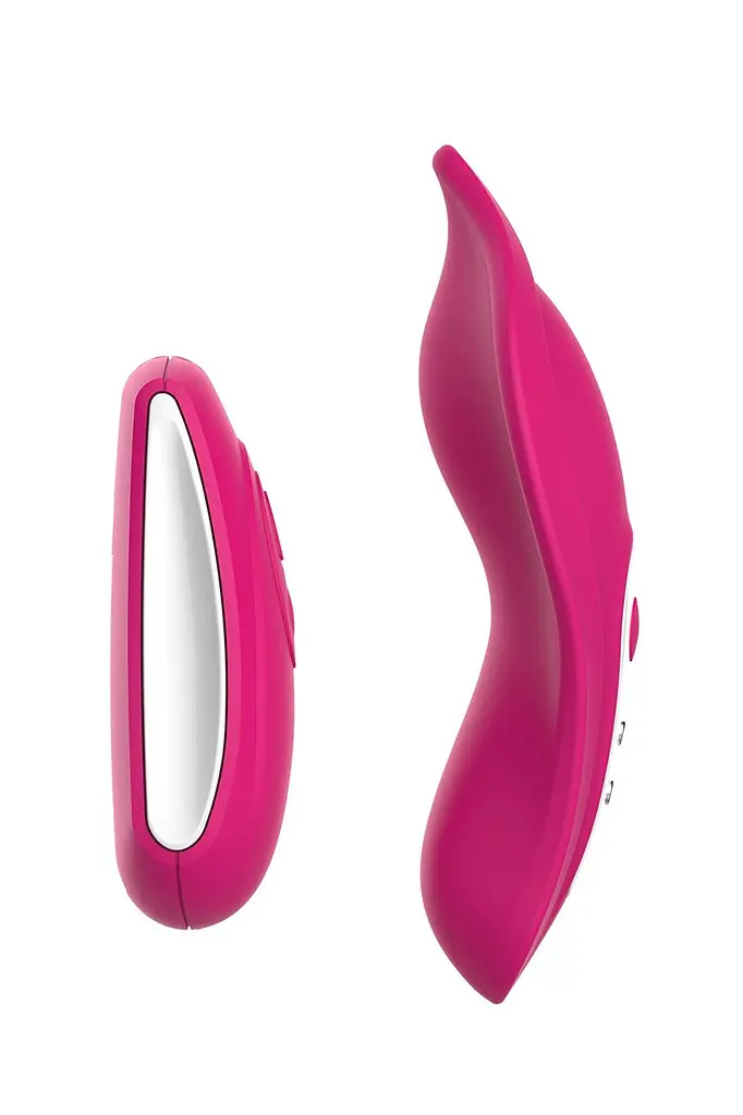 Вібратор у трусики Liebe Panty Vibe Recargable Cerise, нагрів до 39 °C, пульт, трусики S-M в комплекті - фото 3