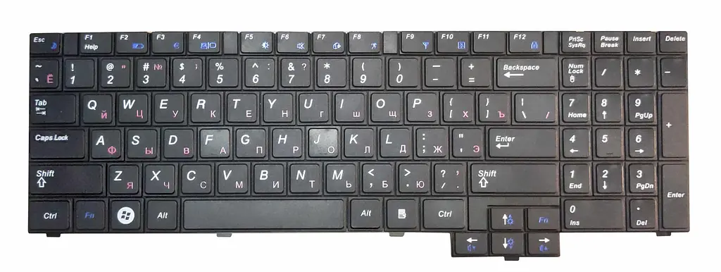 Клавіатура для ноутбука Samsung (R519, R528, R530, R540, R618, R620, R525, R719) - фото 2