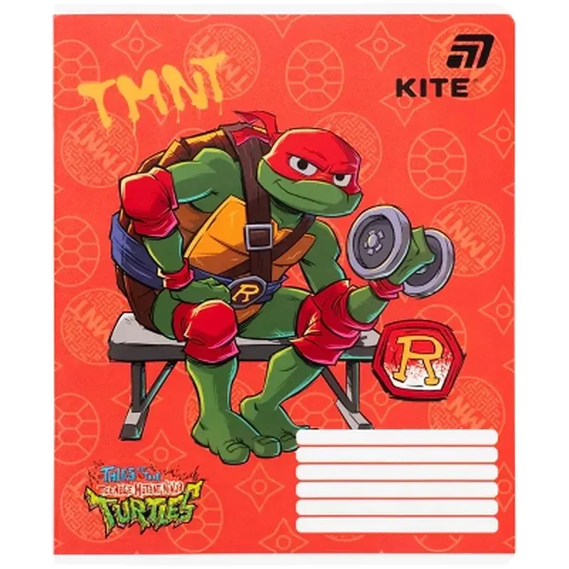 Зошит Kite Ninjia Turtles, 18 аркушів, клітинка (NT26-236) - фото 5
