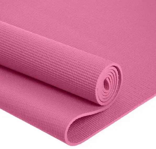 Килимок для йоги та фітнесу Power System PS-4014 PVC Fitness Yoga Mat Pink (173x61x0.6) (PS-4014_Pink) - фото 4