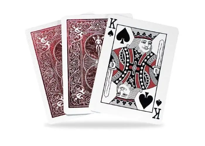 Карты игральные United States Playing Card Company Bicycle Foil Back Crimson (red) (02440) - фото 2