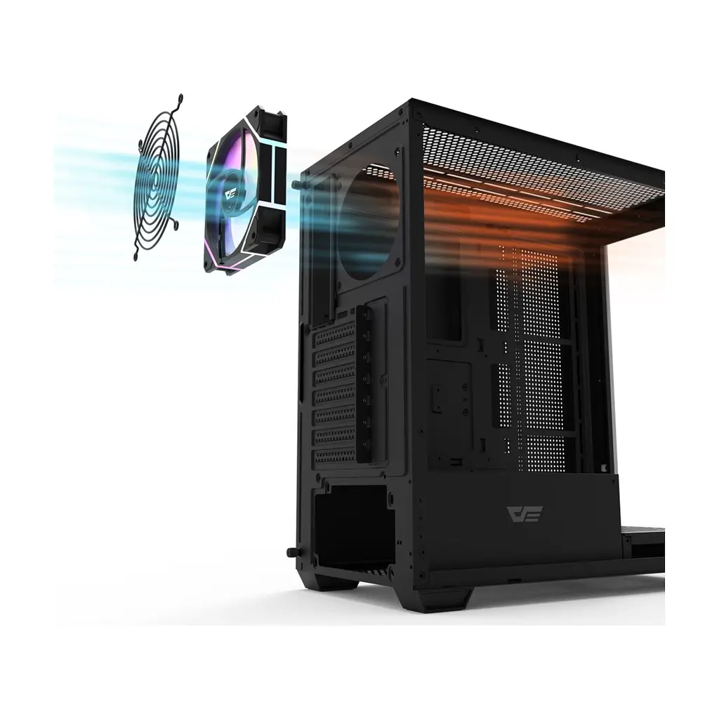 Корпус для ПК DARKFLASH DS900 BLACK - фото 6