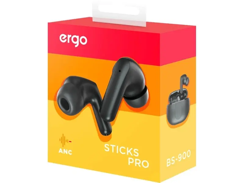 Навушники Ergo BS-900 Sticks Pro Black - фото 9