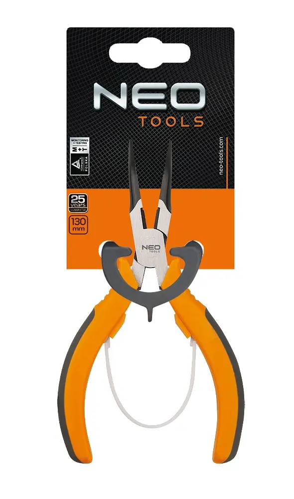 Плоскогубці подовжені вигнуті прецизійні 140мм Neo Tools hoz0012939 - фото 3