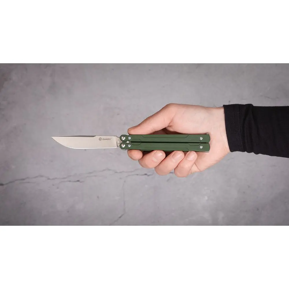 Нiж-метелик Ganzo G766-GR балiсонг - фото 10