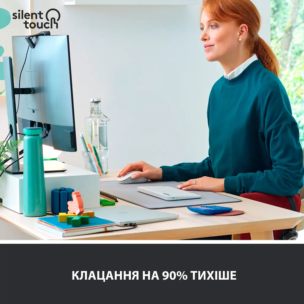 Мишка Logitech Signature M650 L Wireless Off-White (910-006238) - фото 3