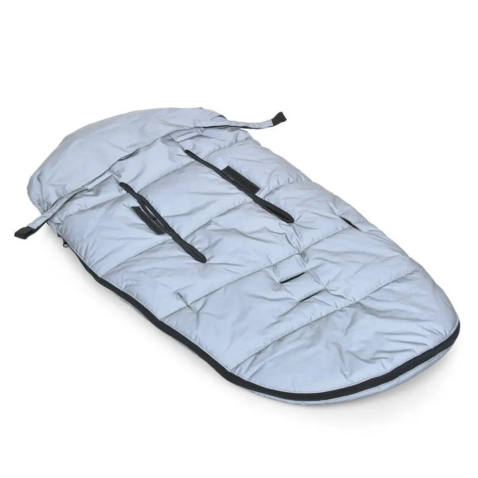 Конверт у коляску El Camino ME 1131 Footmuff Plus Reflective 100 х 53 см, застібки-блискавки - фото 2