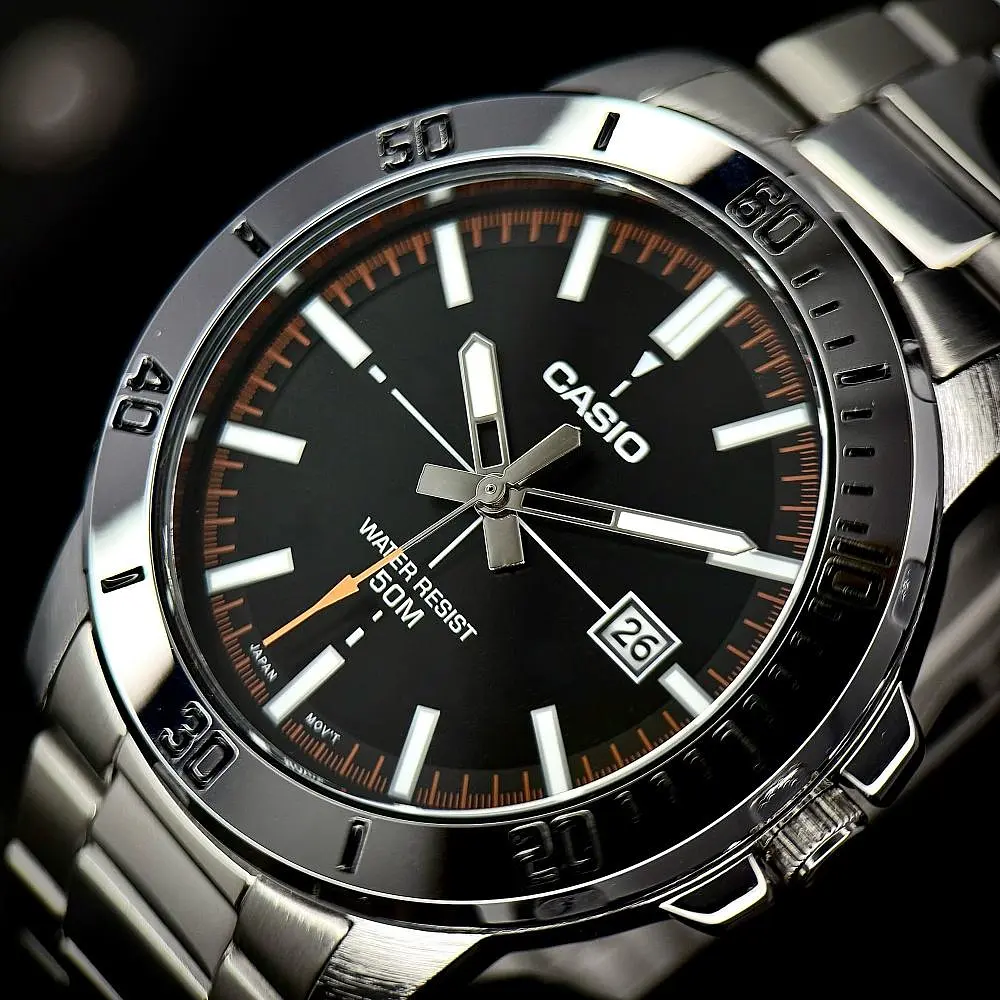 Чоловічий годинник Casio MTP-VD01D-1E2 Сріблястий ( AT1141-0203 ) - фото 4