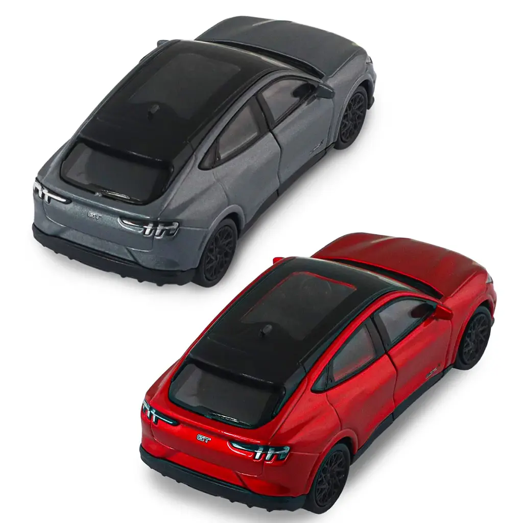 Автомодель - FORD MUSTANG MACH-E GT 2023 (червоний, сріблясто-сірий) - фото 11