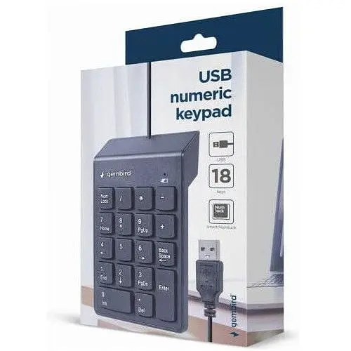 Клавиатура цифровая Gembird KPD-U-03 USB - фото 4