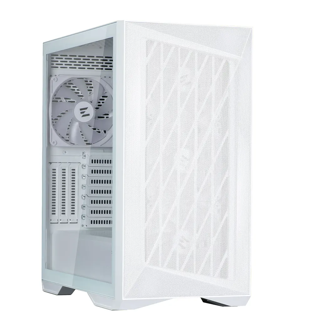 Zalman Корпус Z9 Iceberg MS без БЖ 2xUSB3.0, 2xUSB2.0 1xUSB 3.1 Gen2 Type-C 4x140мм ARGB VGA 390мм LCS ready TG Side Panel EATX білий - фото 5