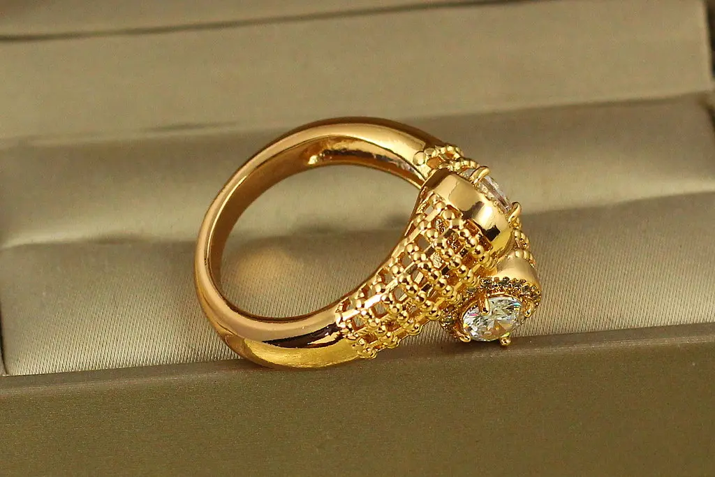 Кільце Xuping Jewelry горн р 20 золотисте - фото 2